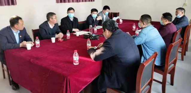新乡市平原城乡一体化示范区党工委副书记韩斌一行到我公司调研